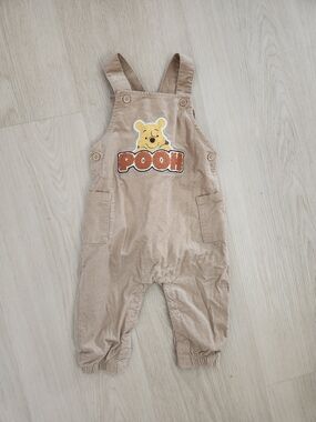 Disney Tan Corduroy Pooh Overalls